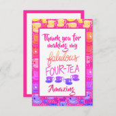 Vielen Dank Karte Fabulous 40 (Vorne/Hinten)