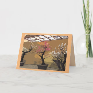 "Vielen Dank" Karte Japanischer Bonsai Baum