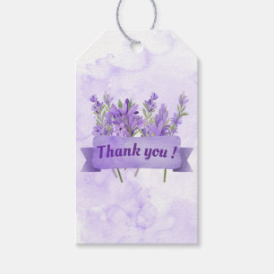 Vielen Dank Karte Lavendel Hochzeit Geschenkanhänger