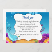 Vielen Dank Karte Narkahal unter dem Meeresgewohnh (Vorne/Hinten)