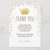 Vielen Dank Karte Wild Dinge Birthday Gold Boy Cro