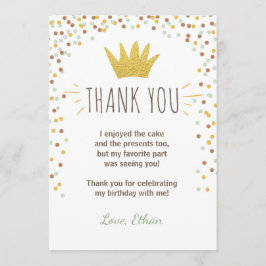 Vielen Dank Karte Wild Dinge Birthday Gold Boy Cro