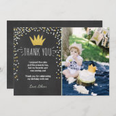 Vielen Dank Karte Wild Dinge Birthday Gold Boy Cro (Vorne/Hinten)