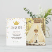 Vielen Dank Karte Wild Dinge Birthday Gold Boy Cro (Stehend Vorderseite)