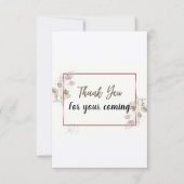 Vielen Dank Karten Aquarell eucalyptus Element. (Vorderseite)