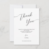 Vielen Dank Karten für Brautparty in einem moderne (Vorderseite)