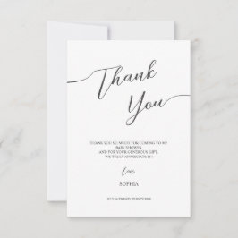 Vielen Dank Karten für Brautparty in einem moderne