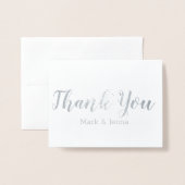 Vielen Dank Karten Hochzeit Script Open Heart (Vorderseite mit Umschlag)