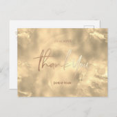 Vielen Dank Karten Imitate Foil Gold (Vorne/Hinten)