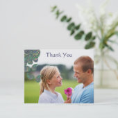 Vielen Dank Karten mit Ihrem Foto (Stehend Vorderseite)