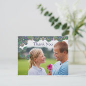 Vielen Dank Karten mit Ihrem Foto (Stehend Vorderseite)