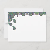 Vielen Dank Karten mit Ihrem Hochzeitsstift Foto (Rückseite)