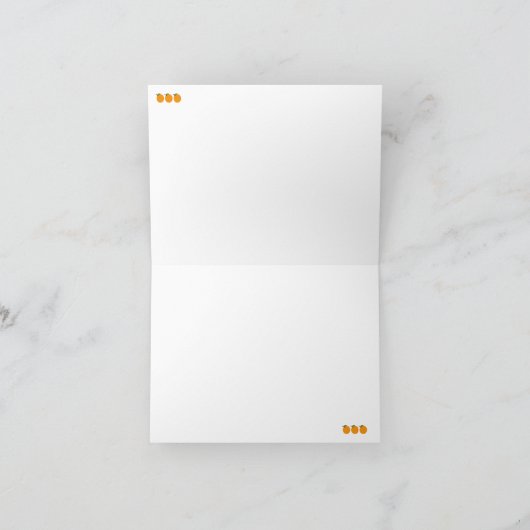 Vielen Dank Karten - Orange Zest (Innenseite)