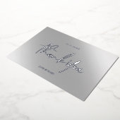 Vielen Dank Karten Real Foil Silver Gray (Gedreht)