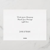 Vielen Dank Karten Real Foil Silver Gray (Rückseite)