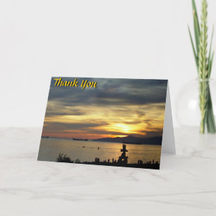 Vielen Dank Karten Vancouver Landscape Custom Card