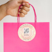 Vielen Dank Kauf Rose Eyelash QR-Logo-Logo Runder Aufkleber