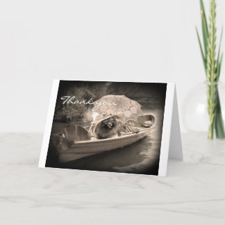 Vielen Dank, Keeshond Card Dankeskarte