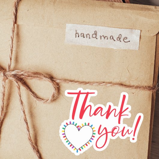 Vielen Dank, kleine Unternehmen Weihnachtsaufklebe Aufkleber