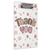 Vielen Dank Klemmbrett (Rechts)