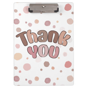 Vielen Dank Klemmbrett