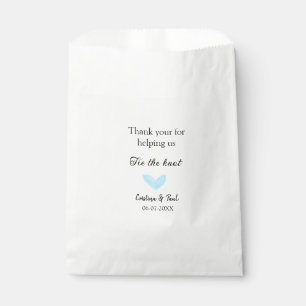Vielen Dank Krawatte der Knoten blauen Herz Hochze Geschenktütchen