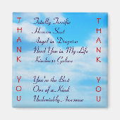 Vielen Dank, Kühlschrankmagnet (Vorne)