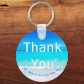 Vielen Dank Kundengeschenk Beach Summer Schlüsselanhänger (Vorderseite)