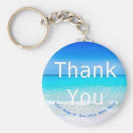 Vielen Dank Kundengeschenk Beach Summer Schlüsselanhänger