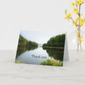 Vielen Dank, Lake Trees Wilderness Karte (Gelbe Blume)