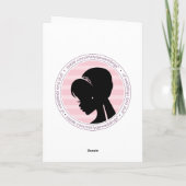 Vielen Dank, Lavender Hearts Foto-Karte Dankeskarte (Rückseite)