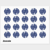 Vielen Dank, Leaf Blühe Envelope Sticker Siegel (Blatt)