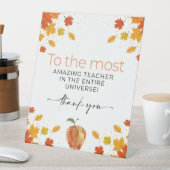 Vielen Dank Lehrer, die Phantastischsten Geschenke Sockelschild (In Situ)