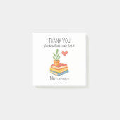 Vielen Dank Lehrer - herzliche Wertschätzung Gesch Post-it Klebezettel (Vorderseite)