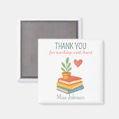 Vielen Dank Lehrer - herzliches Dankeschön Geschen Magnet (Vorderseite/Rückseite)