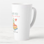 Vielen Dank Lehrer - herzliches Dankeschön Geschen Milchtasse (Rechte Ecke)
