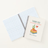 Vielen Dank Lehrer - herzliches Dankeschön Geschen Notizblock (Innenseite)