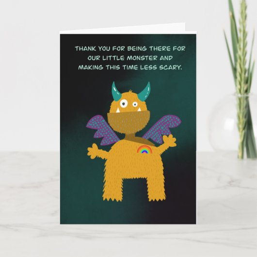 Vielen Dank, Lehrer, Kinderzimmer, Kindergarten Karte (Vorderseite)