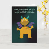 Vielen Dank, Lehrer, Kinderzimmer, Kindergarten Karte (Gelbe Blume)