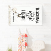 Vielen Dank Lehrer, Lehren ist ein Werk des Herzen Banner (Insitu)