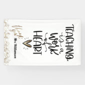 Vielen Dank Lehrer, Lehren ist ein Werk des Herzen Banner (Horizontal)