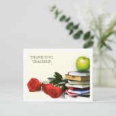 Vielen Dank Lehrer Postkarten (Stehend Vorderseite)