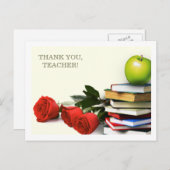 Vielen Dank Lehrer Postkarten (Vorne/Hinten)