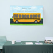 Vielen Dank Lehrer Schulbus Custom 10 Foto Banner (Messeveranstaltung)
