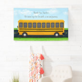 Vielen Dank Lehrer Schulbus Custom 10 Foto Banner (Insitu)
