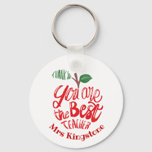 Vielen Dank Lehrer Tasse, dass Sie die beste sind! Schlüsselanhänger