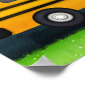 Vielen Dank Lehrer Yellow School Bus 11 Fotos Poster (Ecke)