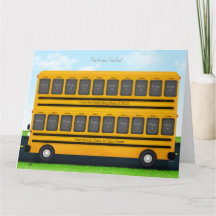 Vielen Dank Lehrer Yellow School Bus 20 Fotos