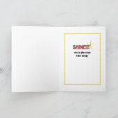 Vielen Dank Lehrerkarte - Glückliche Teachers Day  Karte (Innenseite)