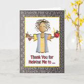 Vielen Dank Lehrerkarte - Glückliche Teachers Day Karte (Gelbe Blume)